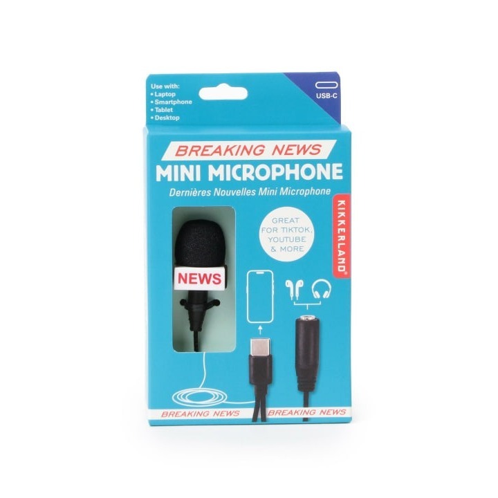 ʚ bPr BEAMS｜KIKKERLAND / 突發新聞 迷你麥克風 ɞ-細節圖3