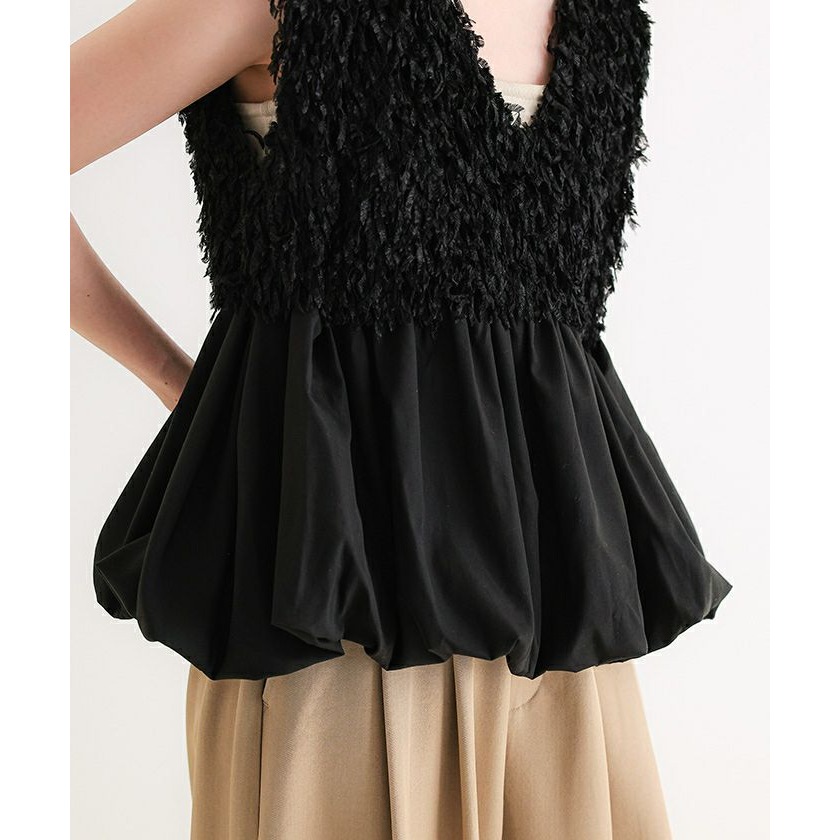 ‎꒰ 日本 3 月新品 ꒱ؘ 前後2way 羽毛上衣 / 背心-細節圖10