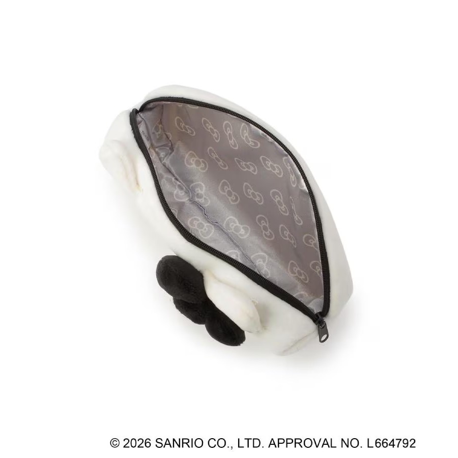 限定色♡Hello Kitty 絨毛筆袋 / 化妝包-細節圖5