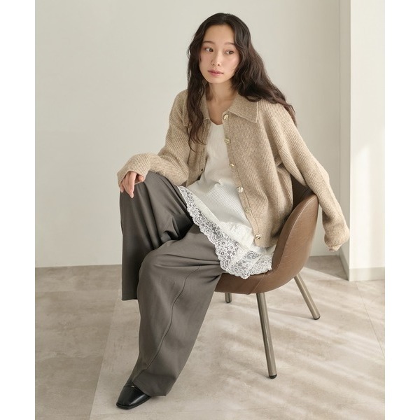 ‎꒰ 日本 apres jour clair ꒱ؘ 蕾絲吊帶背心-細節圖2