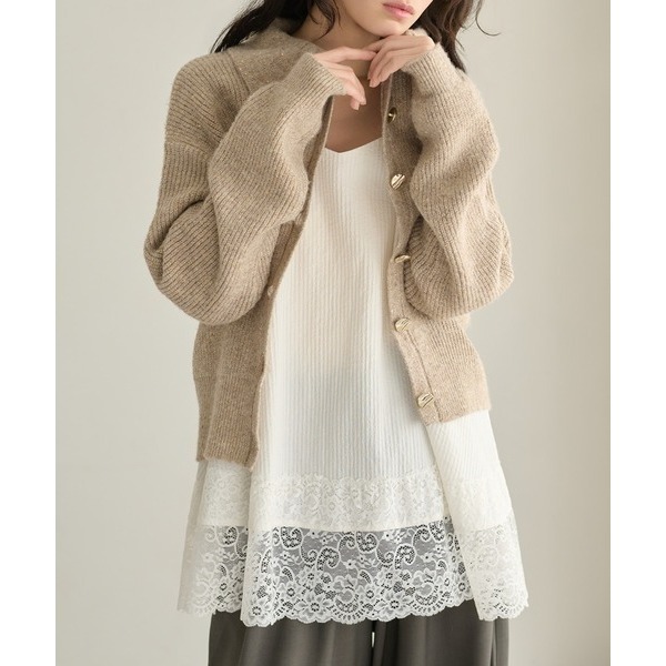 ‎꒰ 日本 apres jour clair ꒱ؘ 蕾絲吊帶背心-細節圖11