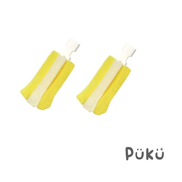 PUKU  藍色企鵝  組合奶瓶刷　海綿奶瓶刷   1組入   P10410-規格圖7