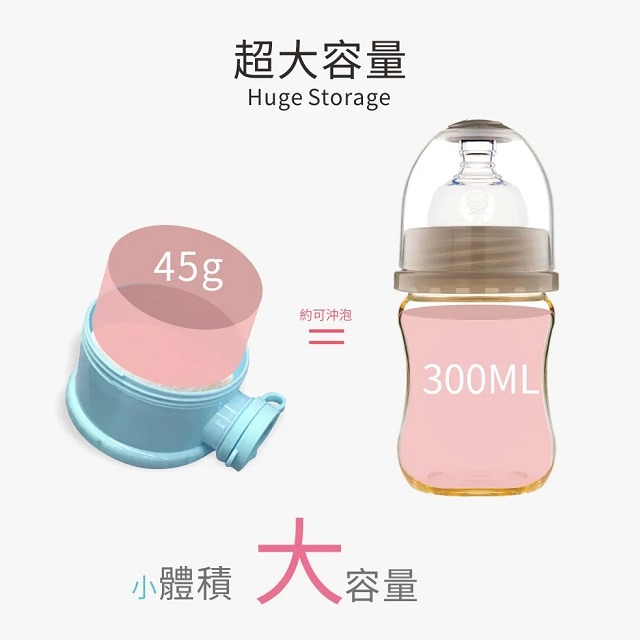 PUKU  藍色企鵝  甜甜圈奶粉盒  奶粉分裝盒   P11007-細節圖4