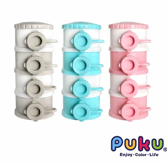 PUKU  藍色企鵝  甜甜圈奶粉盒  奶粉分裝盒   P11007-細節圖7