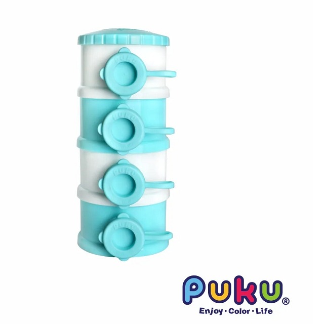PUKU  藍色企鵝  甜甜圈奶粉盒  奶粉分裝盒   P11007-規格圖8