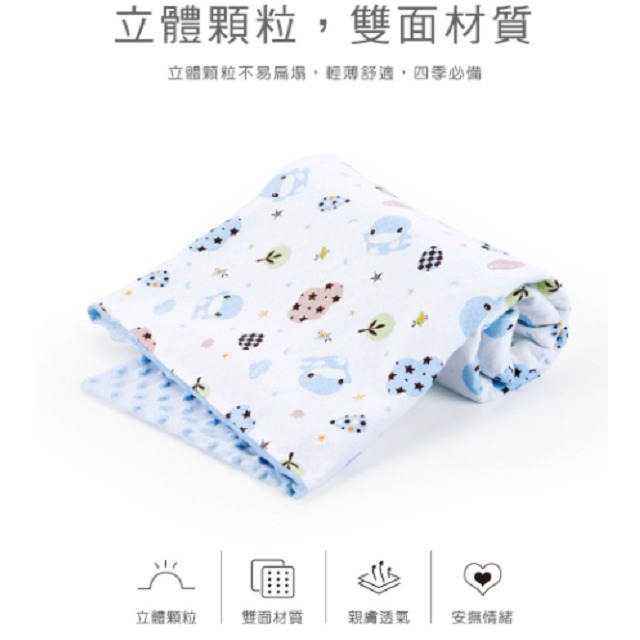 KUKU 酷咕鴨  酷咕鴨荳荳安撫毯組  (毯子+按撫巾)  KU2415-細節圖3