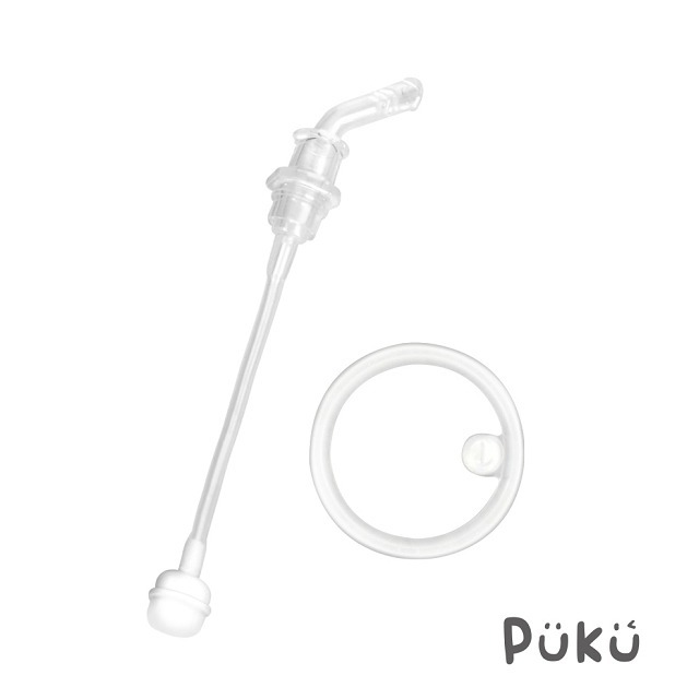 PUKU 藍色企鵝  Warmer不鏽鋼吸管學習杯350ml  不鏽鋼吸管杯  -(三色)  P14743-規格圖9