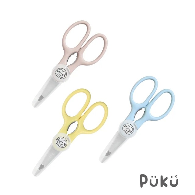 PUKU  藍色企鵝    可拆式不鏽鋼食物剪  1入   P16713-細節圖8