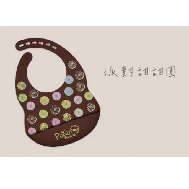 PUKU 藍色企鵝  Yummy矽膠圍兜 幼兒圍兜    1入  P14207-規格圖7