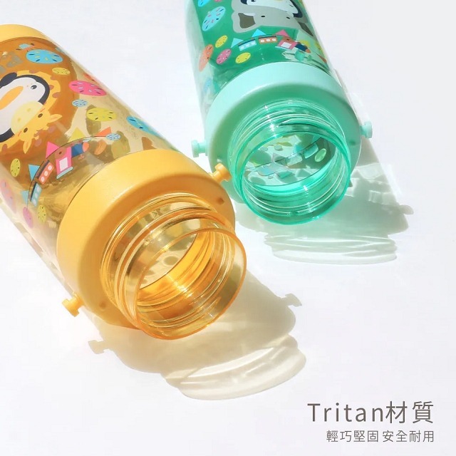 PUKU  藍色企鵝   動物萬花筒Tritan水壺  揹帶水壺  彈蓋水壺  550ml   p14728-細節圖2