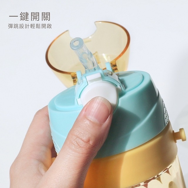 PUKU  藍色企鵝   動物萬花筒Tritan水壺  揹帶水壺  彈蓋水壺  550ml   p14728-細節圖4