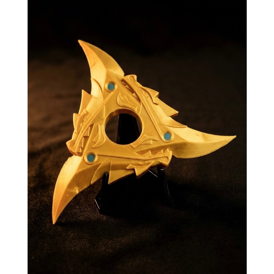 【接單制】3D列印成品 — 樂高旋風忍者 1:1黃金武器 阿光 冰忍 （十里青文創）-規格圖8