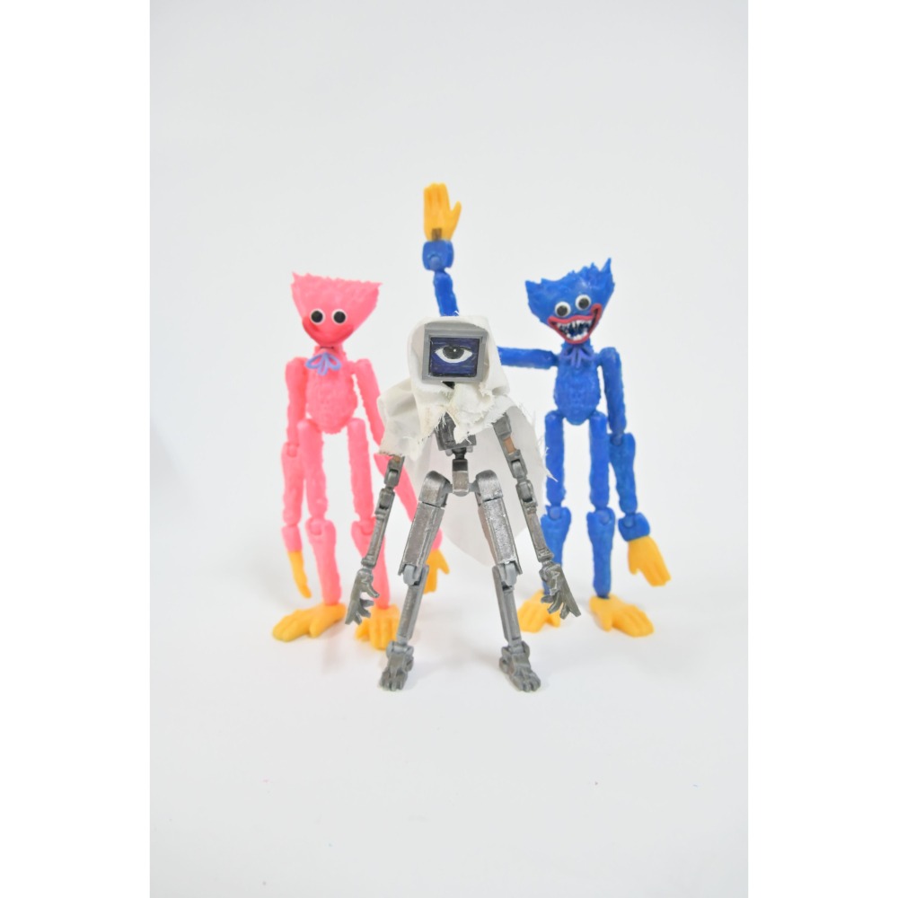 【接單制】3D列印成品 — 波比的遊戲時間 POPPY PLAYTIME Huggy & Kissy（十里青文創）-細節圖10
