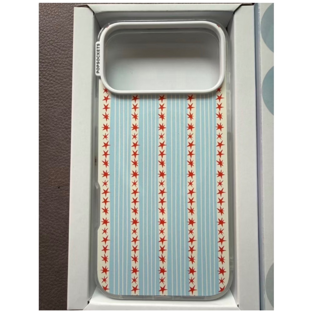 Popsockets 紅藍星星條紋手機殼 IPhone17 Pro Max-細節圖2