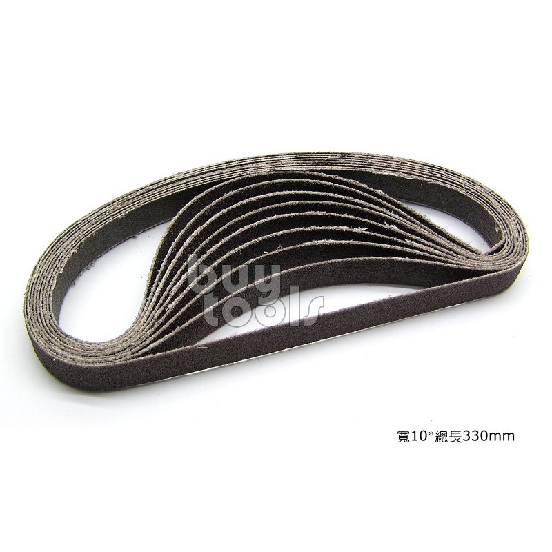 買工具-【台灣製造】日本NCA野牛牌 金屬研磨專用環帶砂布,砂帶機 10*330mm,平整加工，單一番號50條「附發票」-細節圖2