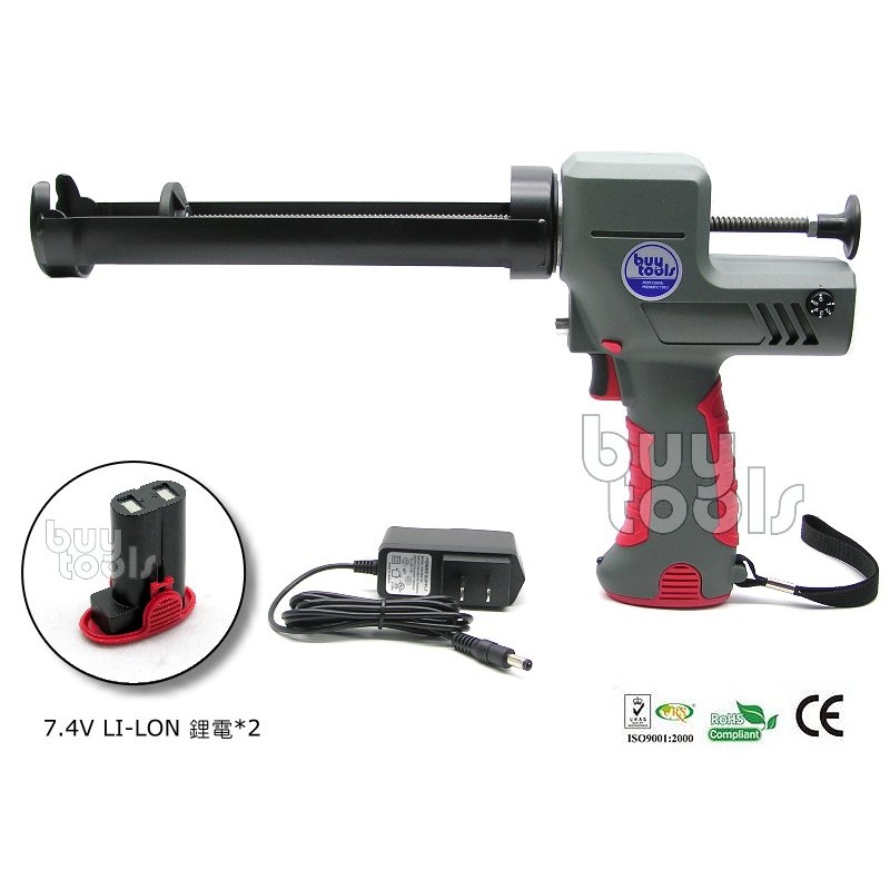 買工具-【台灣製造】雙電池充電式 電動矽利康槍 矽力康槍 矽膠槍,Silicone槍,防水PU膠槍,輕量大推力「附發票」-細節圖4