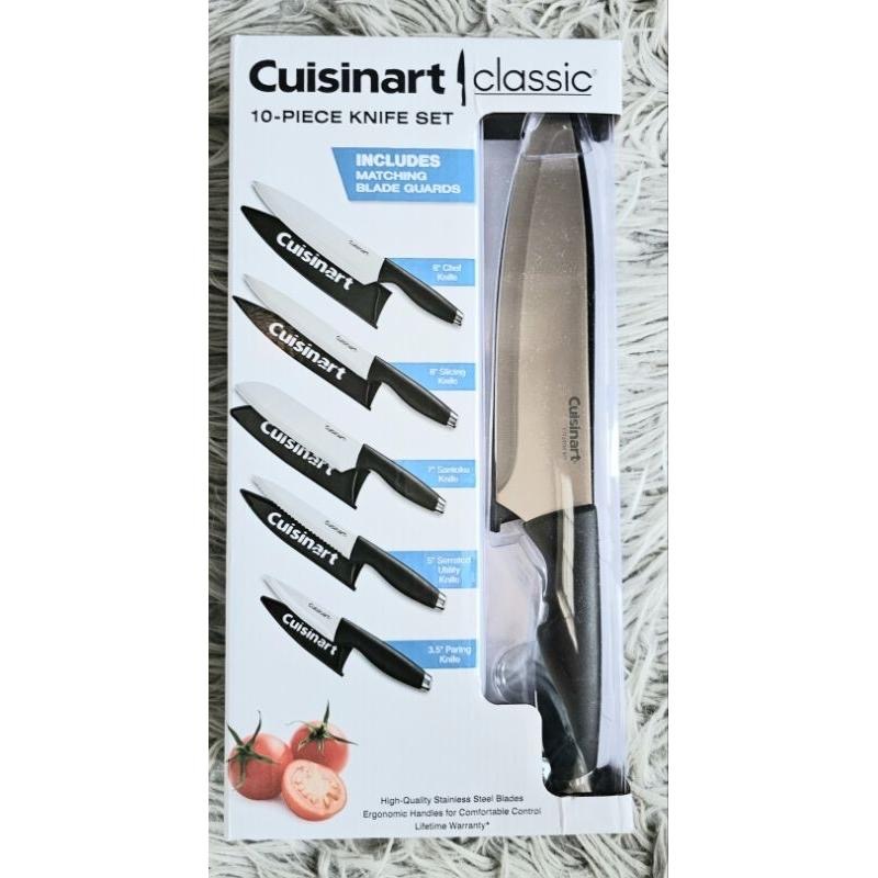 【Cuisinart 的 10 件(含刀套)不鏽鋼刀具組】-細節圖4