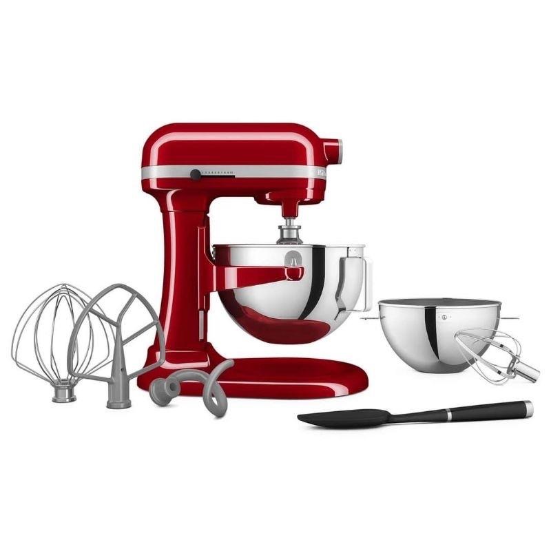 全新款【KitchenAid 5.5QT升降式攪拌機+加贈3QT鋼盆＋地球多線攪拌器】#絲絨藍-細節圖3