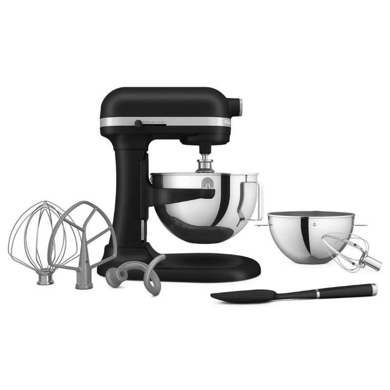 全新款【KitchenAid 5.5QT升降式攪拌機+加贈3QT鋼盆＋地球多線攪拌器】#絲絨藍-細節圖4