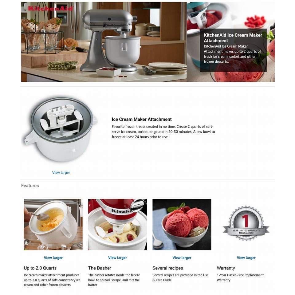 KitchenAid冰淇淋製作盆配件-細節圖2