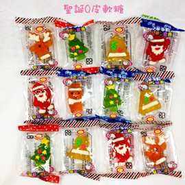 聖誕節糖果🎄聖誕Q皮糖(無糖粉)1kg批發價 超取一單最多六包 聖誕節軟糖 雪人糖果 (非素食)造型【達興食品】-細節圖2