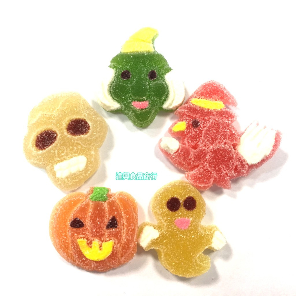 萬聖節 糖果 造型糖果 骷髏頭 南瓜 風車 吸血鬼 派對 party 棒棒糖 跳跳糖 眼睛 Q皮 滿額免運【達興食品】-細節圖3