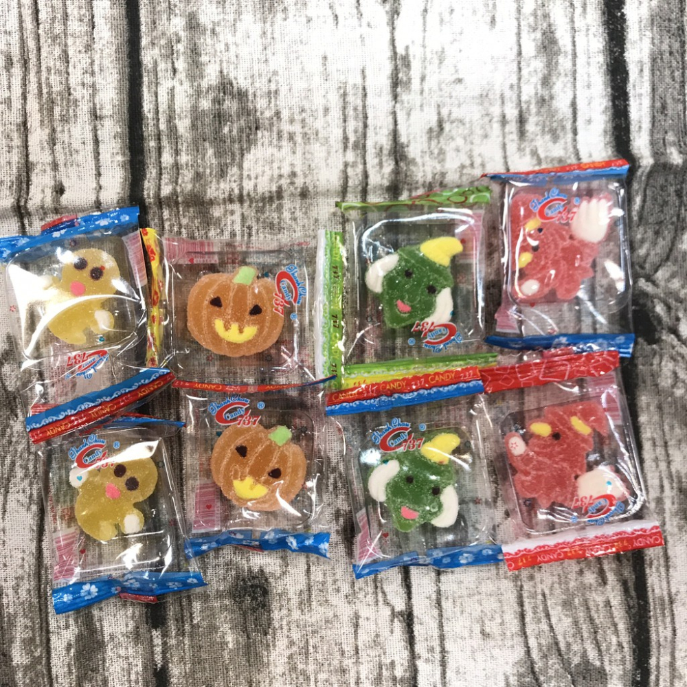 萬聖Q皮糖 萬聖節 HALLOWEEN Q皮糖 搞怪 造型糖果 南瓜 骷髏頭 幽靈 巫婆 掃把 批發價 有糖粉 達興食品-細節圖7