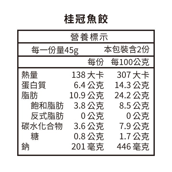4816 桂冠魚餃 90G(盒裝) 5盒  桂冠/火鍋料/魚餃/賜逸-細節圖2