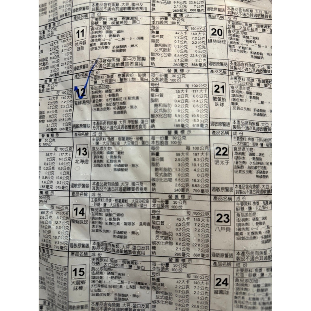 4616  海鮮湯包3kg裝/火鍋料5斤／火鍋料／火鍋料批發／業務包-細節圖3
