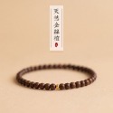 🔥現貨🔥４ｍｍ簡約檀木手鍊細小纖細款綠檀手鍊女復古民族風手串【飾品批發】-規格圖6