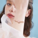 七夕節櫻花瑪瑙可愛貓爪少女甜美春夏色系情侶手鍊小眾男女款手串(飾品批發)-規格圖6