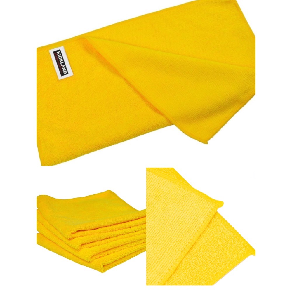 好市多代購/科克蘭 超細纖維擦拭布36入/藍色/黃色-細節圖6