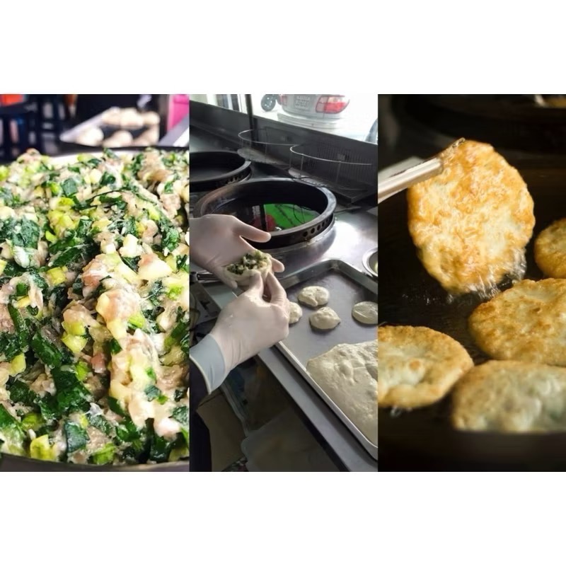 台南 鄭記蔥肉餅代購/來台南必吃小吃/手工製作/現買現寄/3入/5入/6入8入/10入-細節圖2