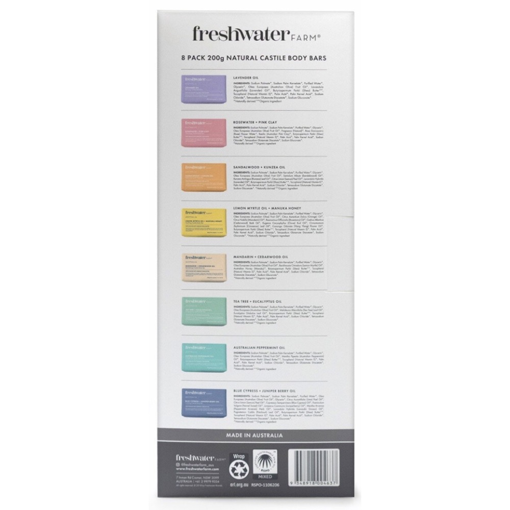 好市多代購/Freshwater Farm 香皂8入#151141-細節圖2