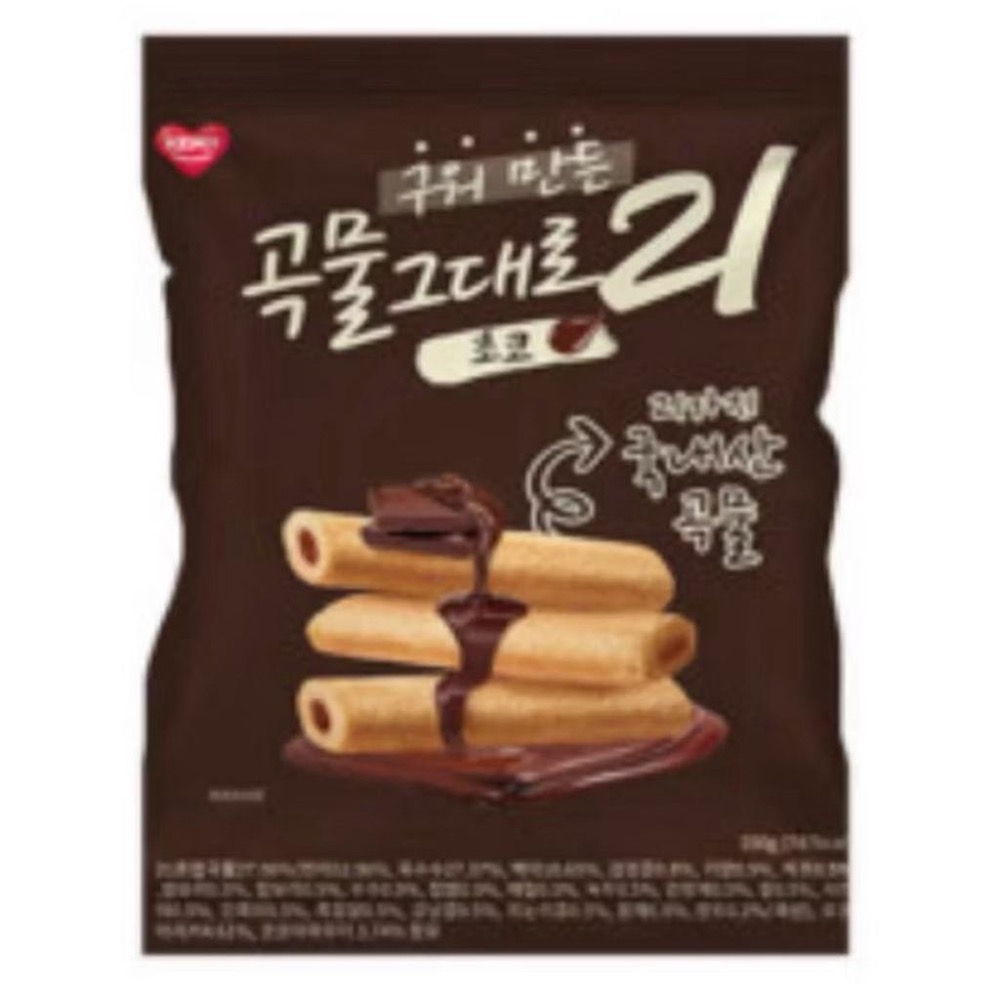 🇰🇷 韓國 21穀物夾心酥棒150g（起司／巧克力／黃豆粉年糕／石榴／紫地瓜／奶油餅乾／草莓） 🌾🍫🍓-細節圖2