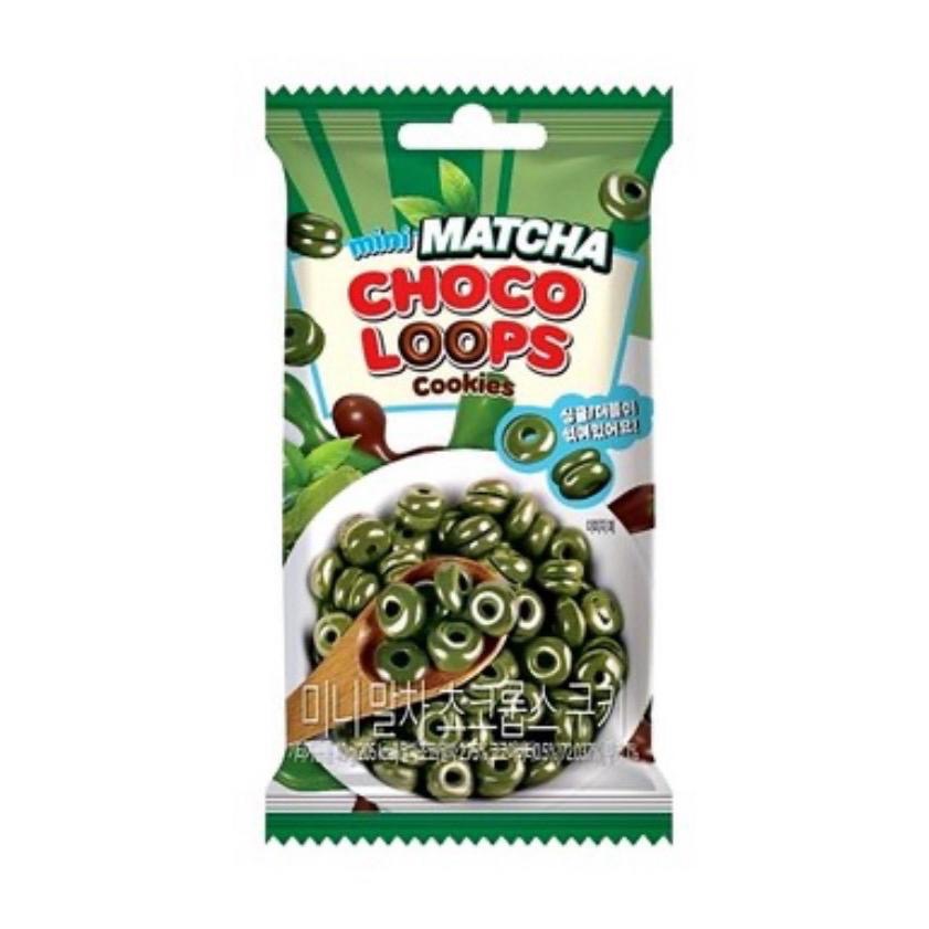 🇰🇷 韓國 Mini Choco Loops 迷你巧克力甜甜圈餅乾（抹茶／巧克力）-細節圖2