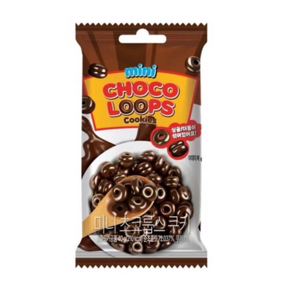 🇰🇷 韓國 Mini Choco Loops 迷你巧克力甜甜圈餅乾（抹茶／巧克力）-細節圖3
