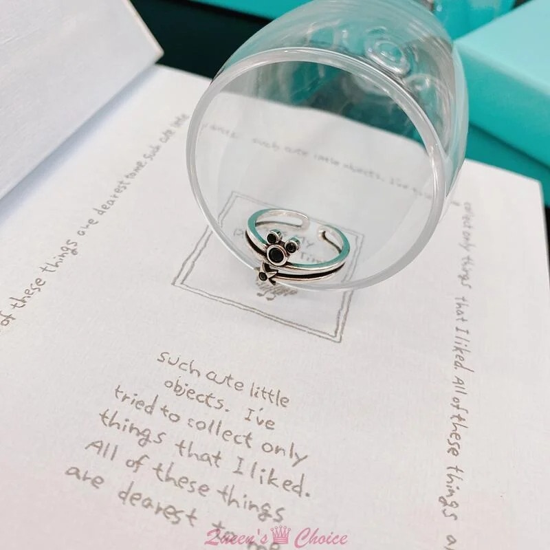 雙層星星米老鼠S925純銀戒指-細節圖4