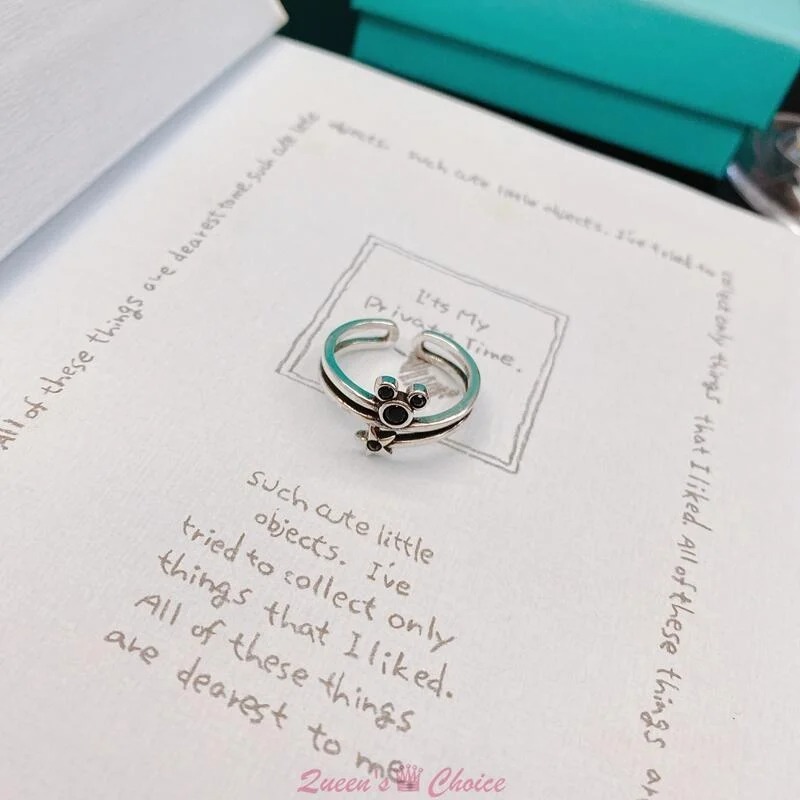 雙層星星米老鼠S925純銀戒指-細節圖6