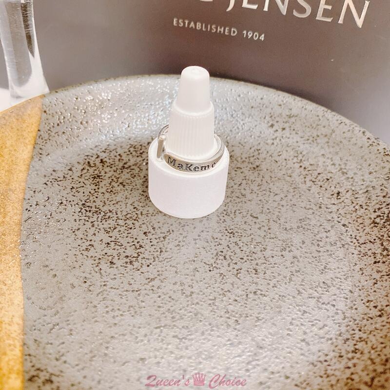 簡約字母MAKEME開口S925純銀戒指-細節圖4