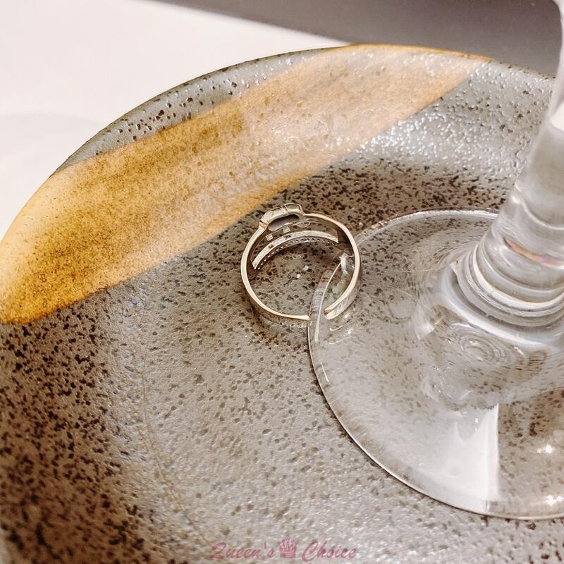 異國風情印度象鋯石S925純銀戒指-細節圖2