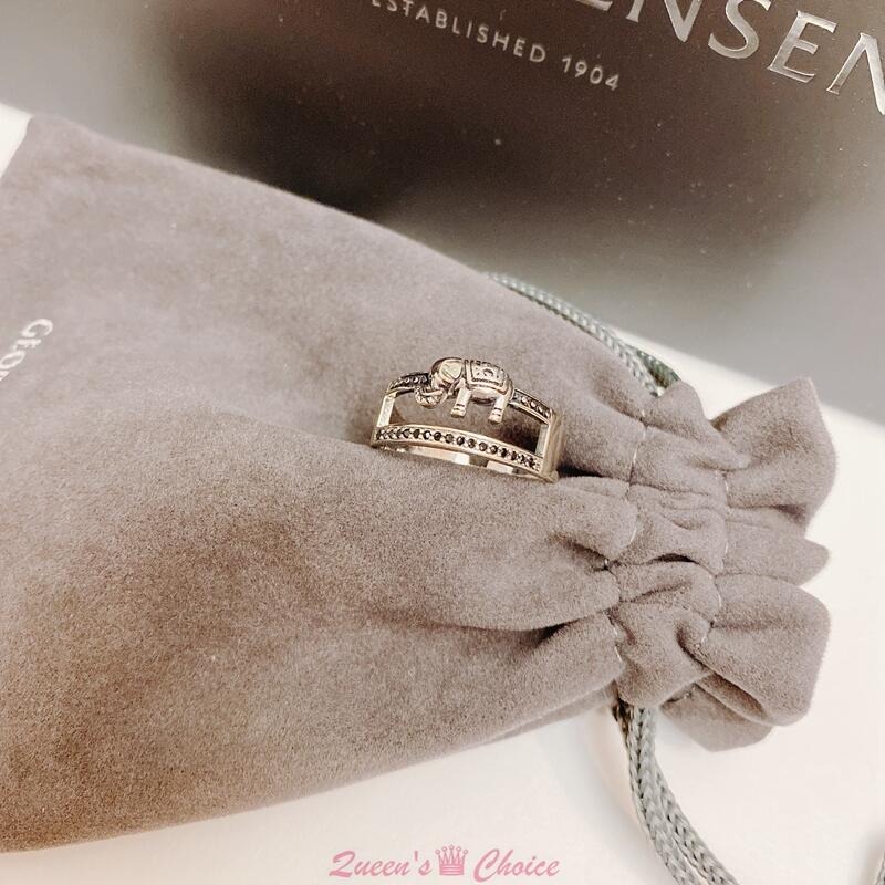 異國風情印度象鋯石S925純銀戒指-細節圖4