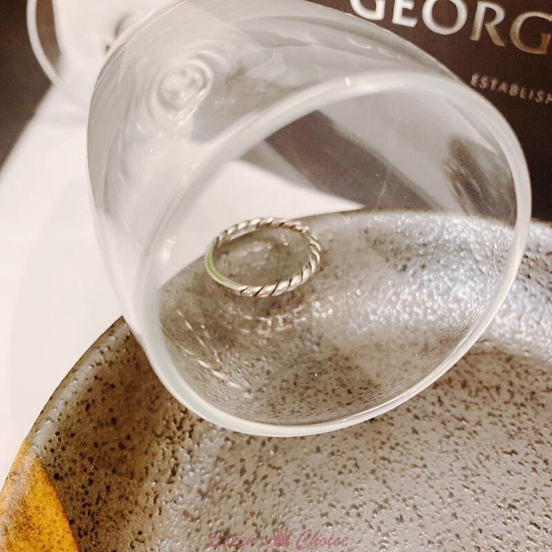 簡約款細麻花刻字S925純銀戒指-細節圖5