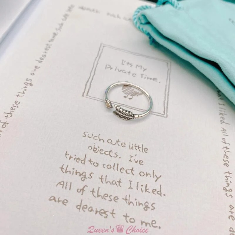 羽毛弓箭S925純銀戒指-細節圖5