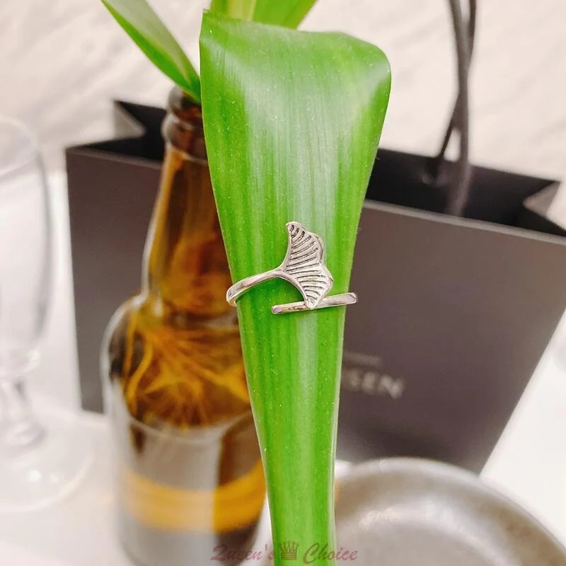 人魚尾巴S925純銀戒指-細節圖5