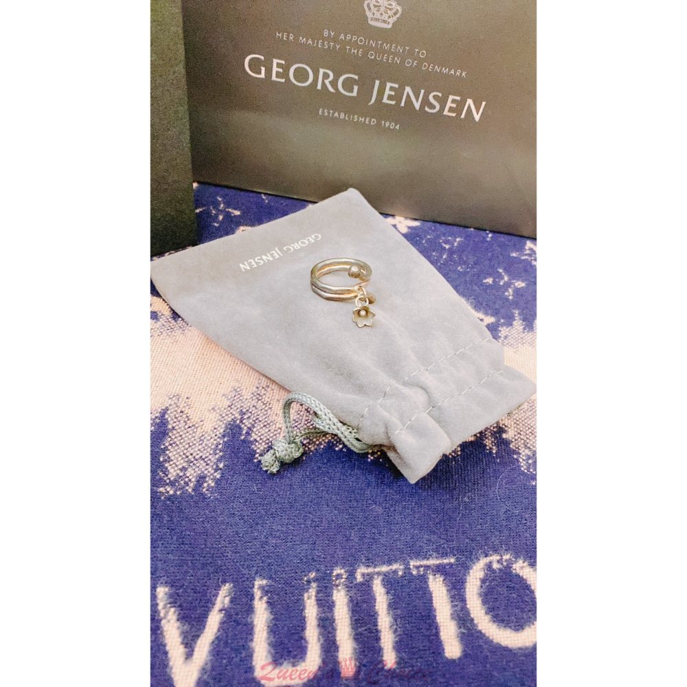 復古風花朵吊墜戒指-細節圖2