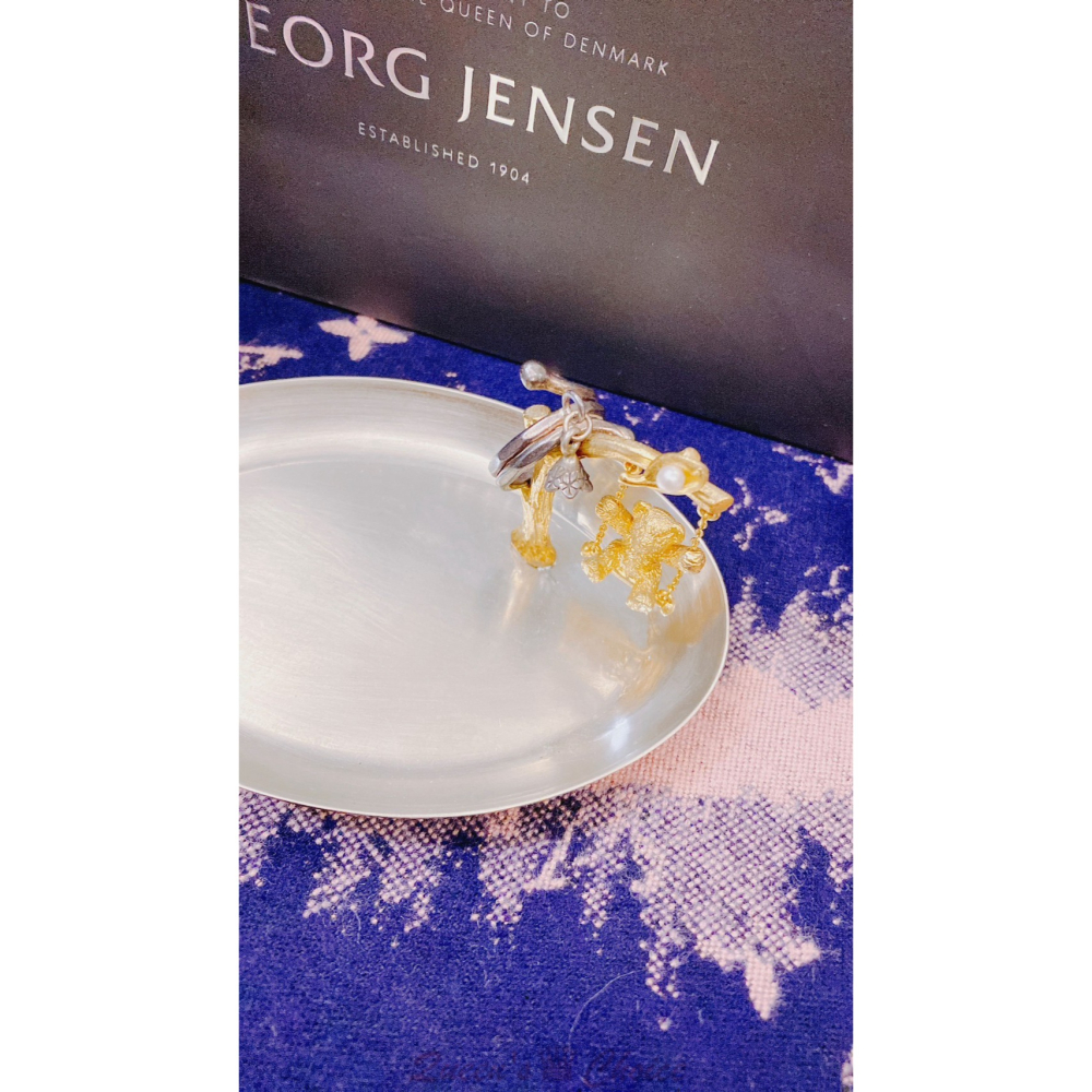 復古風花朵吊墜戒指-細節圖4