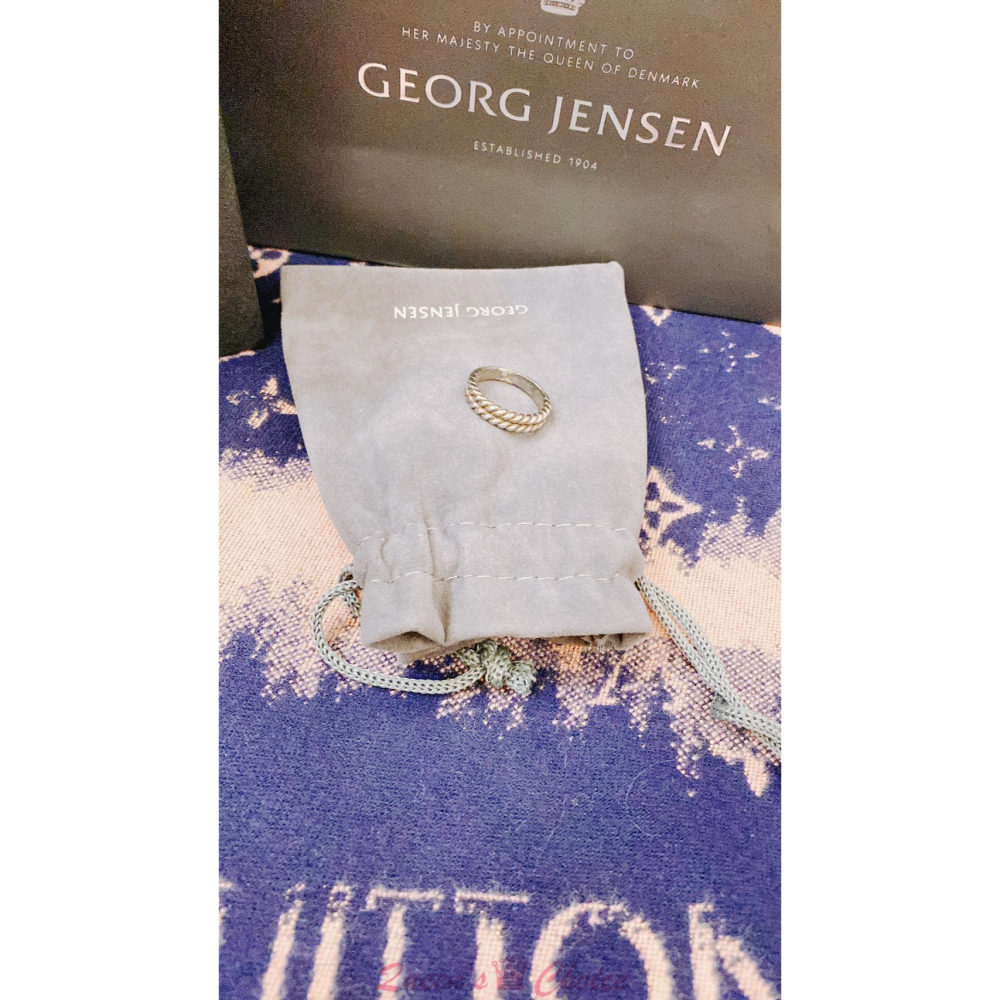 雙層麻花編織戒指-細節圖2