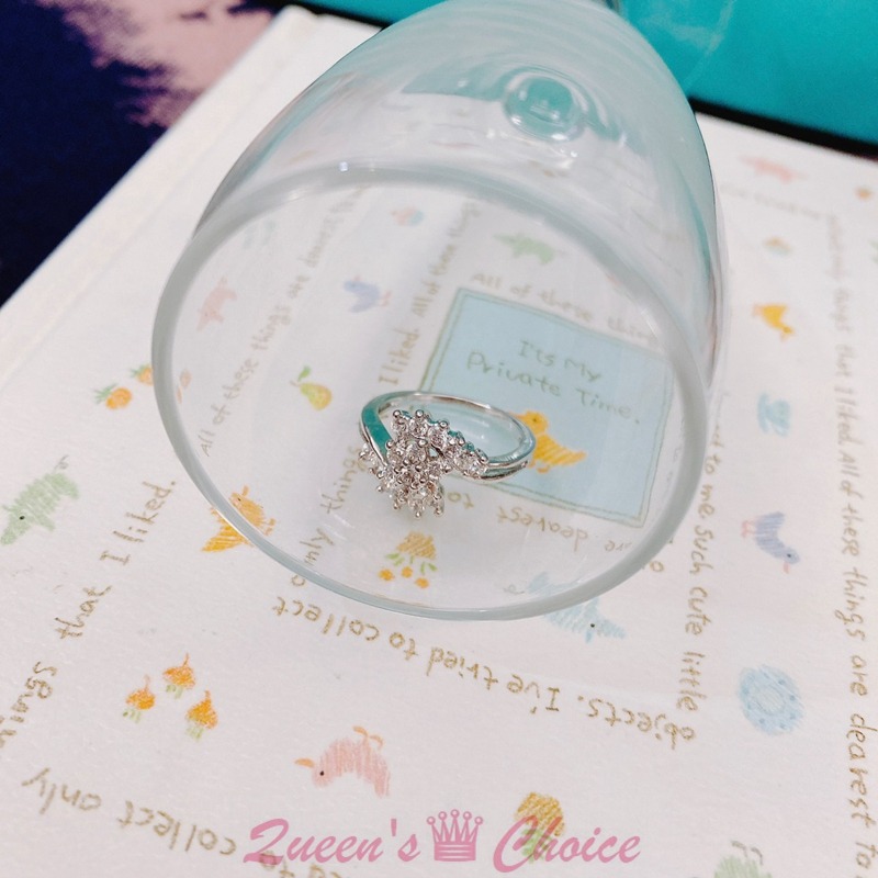 亮麗款花冠小水鑽戒指-細節圖5