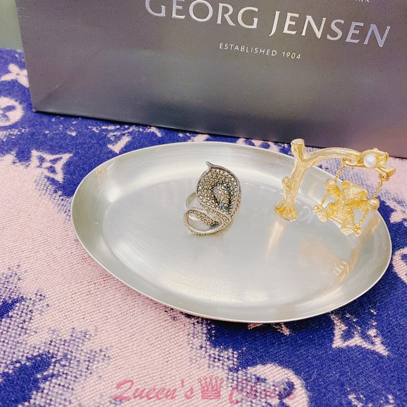 設計款鋯石紅鶴花戒指-細節圖2